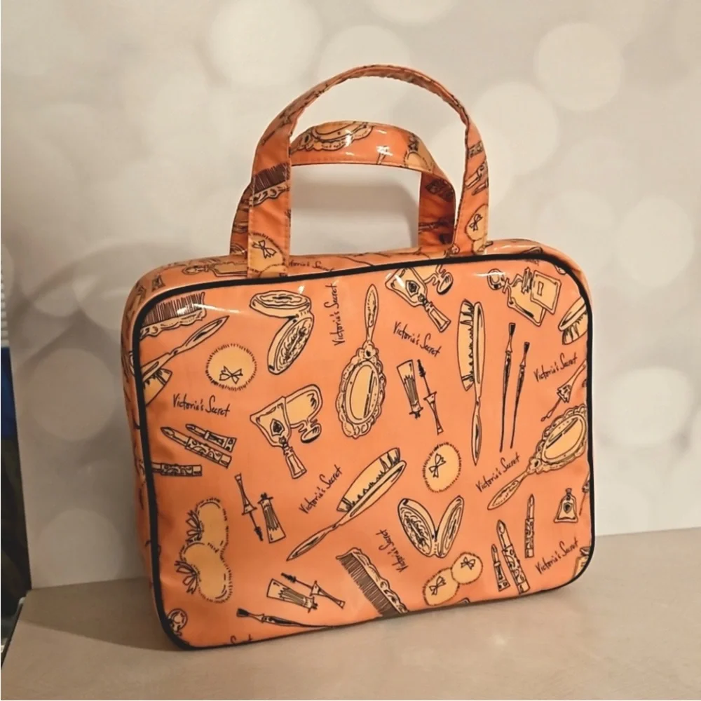 Vintage VICTORIA’S SECRET Cosmetic Travel Bag MAKEUP CASE